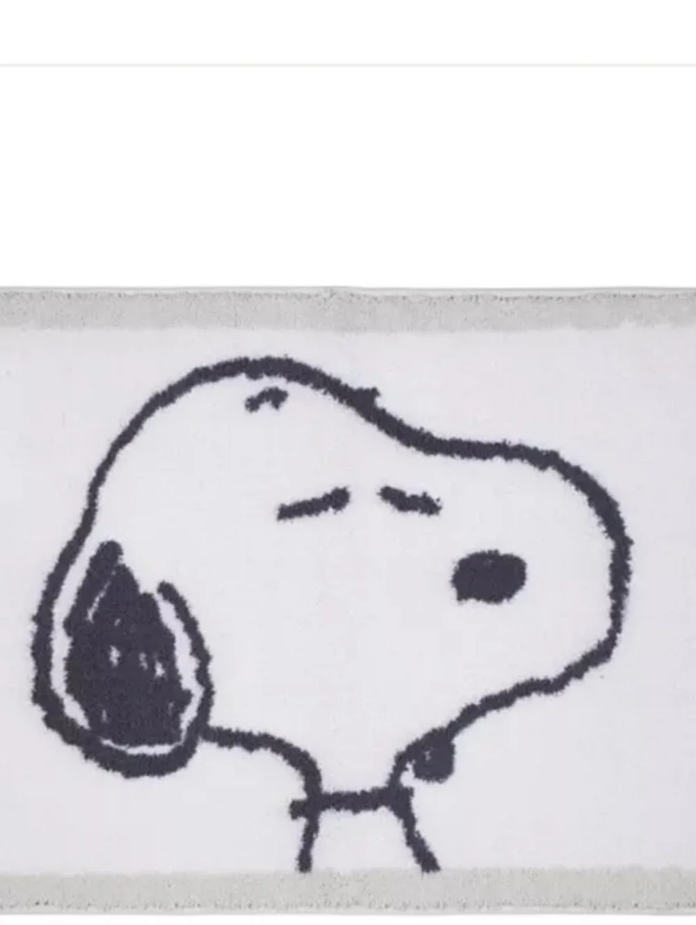 The Big One Peanuts Snoopy & Woodstock 2-PK Bath Rugs- Ivory